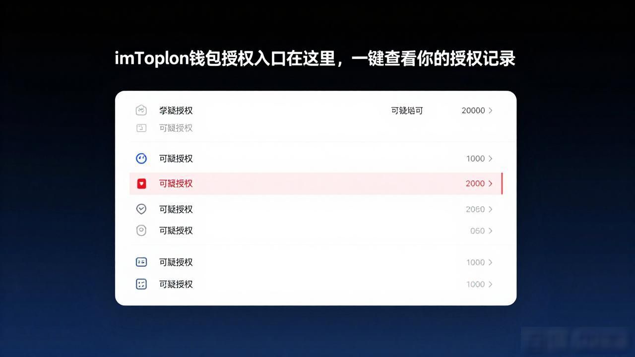 imToken钱包授权入口在这里,一键查看你的授权记录