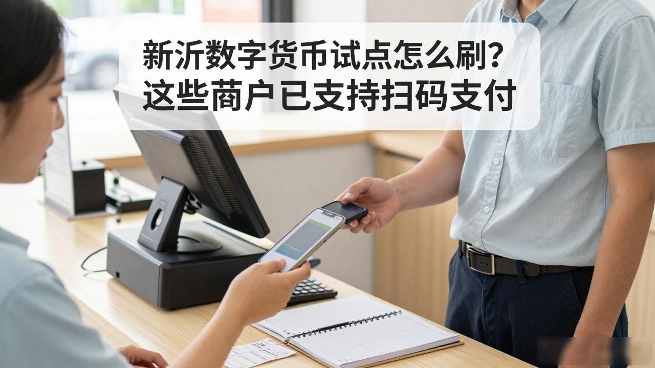 新沂数字货币试点怎么刷?这些商户已支持扫码支付