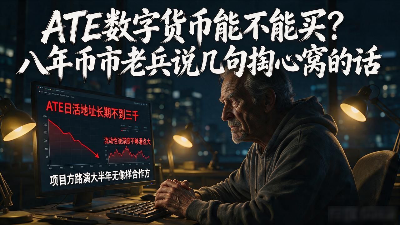 ATE数字货币能不能买？八年币市老兵说几句掏心窝的话